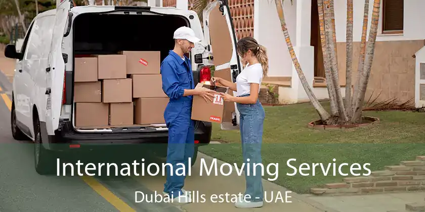 International Moving Services Dubai Hills estate - UAE