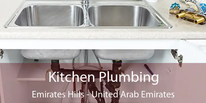 Kitchen Plumbing Emirates Hills - United Arab Emirates