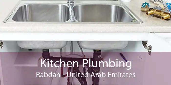 Kitchen Plumbing Rabdan - United Arab Emirates