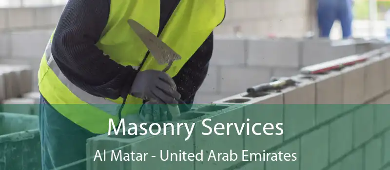 Masonry Services Al Matar - United Arab Emirates