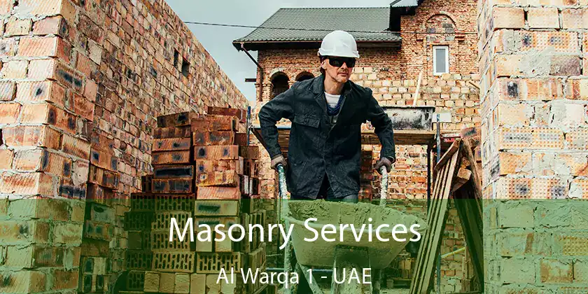 Masonry Services Al Warqa 1 - UAE