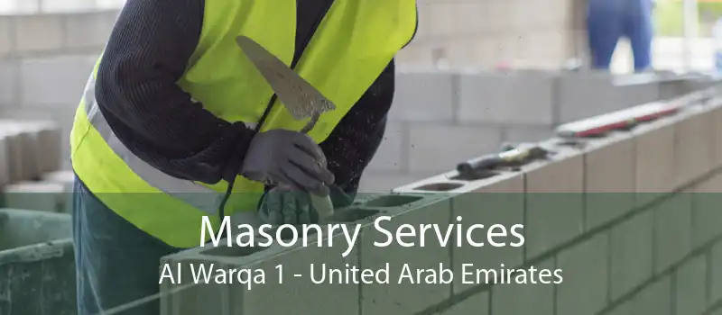 Masonry Services Al Warqa 1 - United Arab Emirates