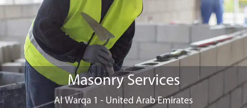 Masonry Services Al Warqa 1 - United Arab Emirates