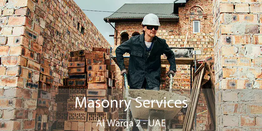  Masonry Services Al Warqa 2 - UAE