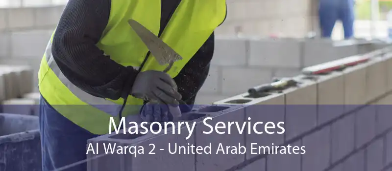 Masonry Services Al Warqa 2 - United Arab Emirates