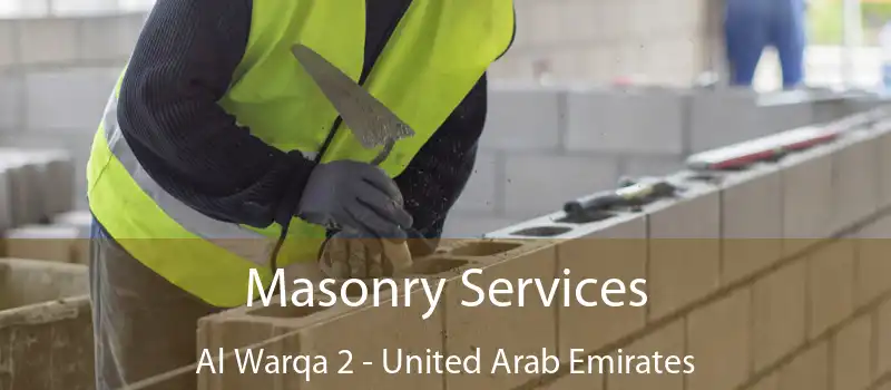 Masonry Services Al Warqa 2 - United Arab Emirates