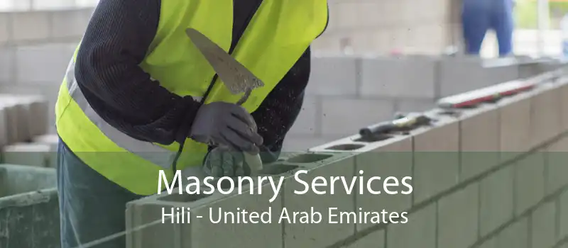Masonry Services Hili - United Arab Emirates