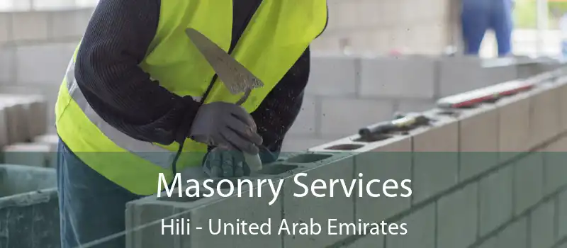 Masonry Services Hili - United Arab Emirates