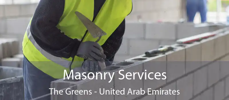 Masonry Services The Greens - United Arab Emirates