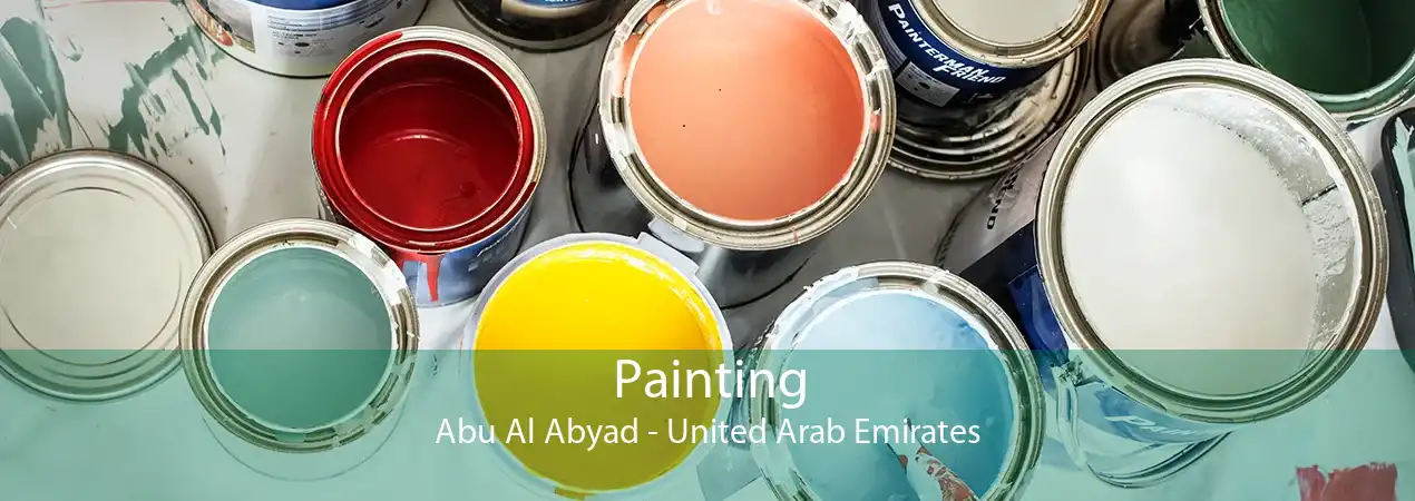 Painting Abu Al Abyad - United Arab Emirates