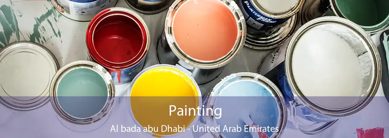 Painting Al bada abu Dhabi - United Arab Emirates