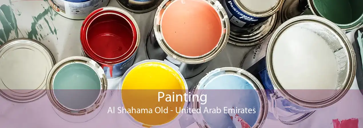 Painting Al Shahama Old - United Arab Emirates