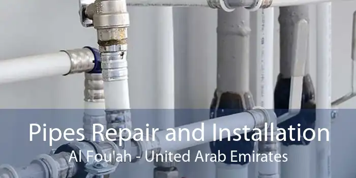 Pipes Repair and Installation Al Fou'ah - United Arab Emirates