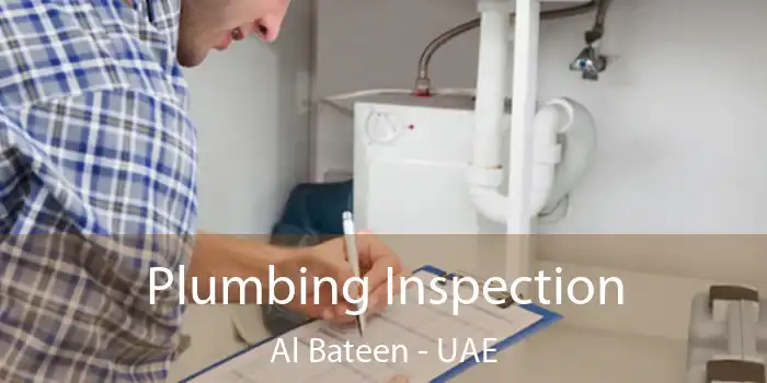 Plumbing Inspection Al Bateen - UAE