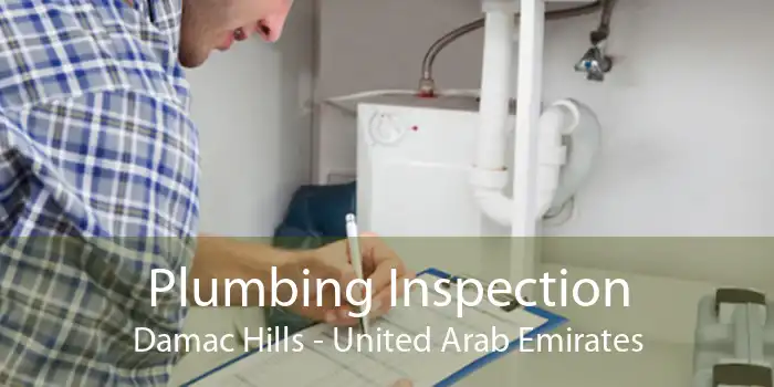 Plumbing Inspection Damac Hills - United Arab Emirates