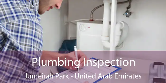 Plumbing Inspection Jumeirah Park - United Arab Emirates