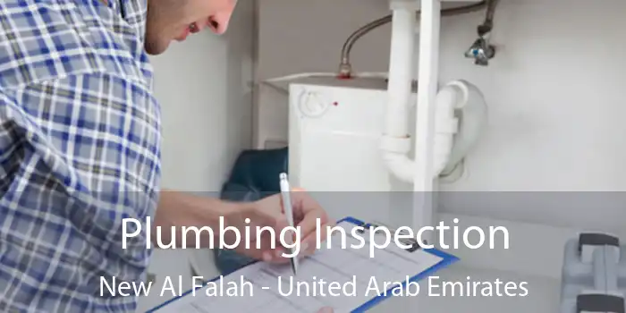 Plumbing Inspection New Al Falah - United Arab Emirates