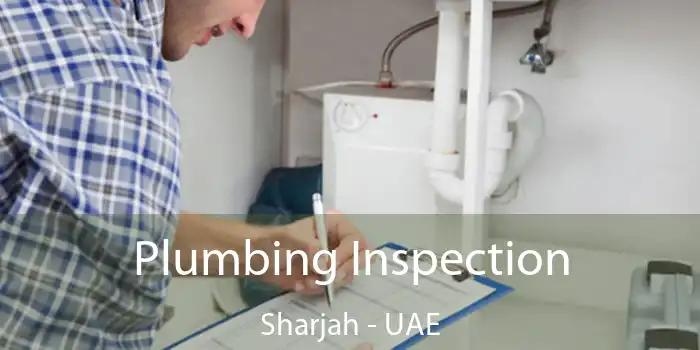  Plumbing Inspection Sharjah - UAE