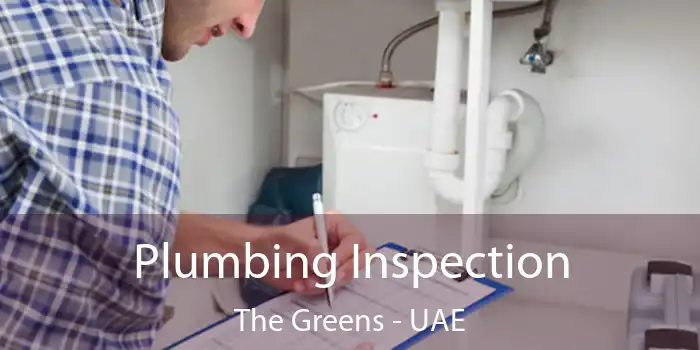  Plumbing Inspection The Greens - UAE