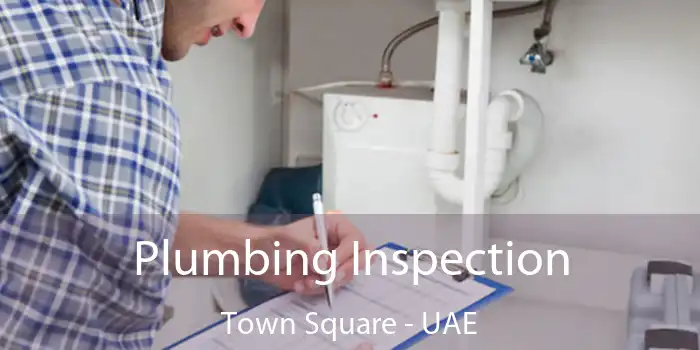  Plumbing Inspection Town Square - UAE
