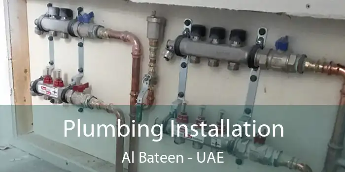  Plumbing Installation Al Bateen - UAE
