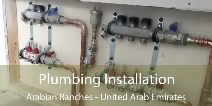 Plumbing Installation Arabian Ranches - United Arab Emirates
