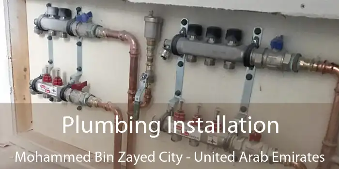 Plumbing Installation Mohammed Bin Zayed City - United Arab Emirates