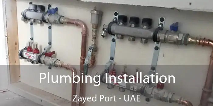  Plumbing Installation Zayed Port - UAE