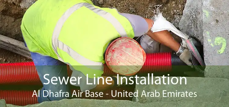Sewer Line Installation Al Dhafra Air Base - United Arab Emirates
