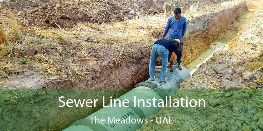  Sewer Line Installation The Meadows - UAE