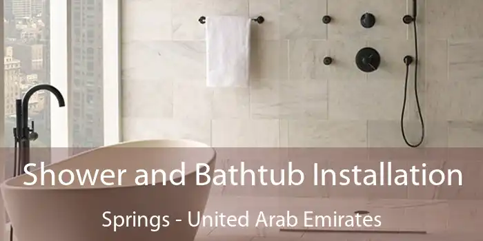 Shower and Bathtub Installation Springs - United Arab Emirates
