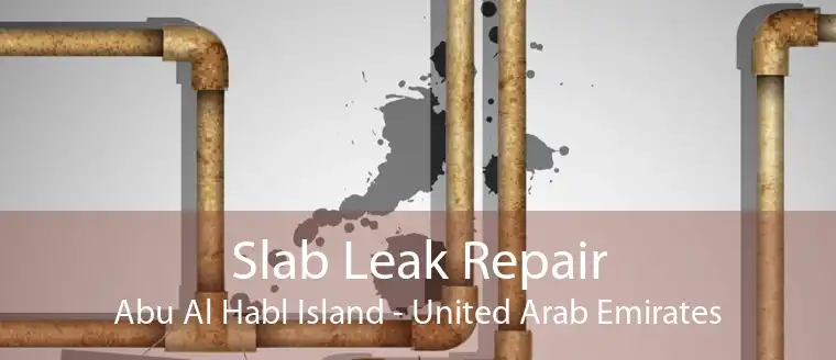 Slab Leak Repair Abu Al Habl Island - United Arab Emirates