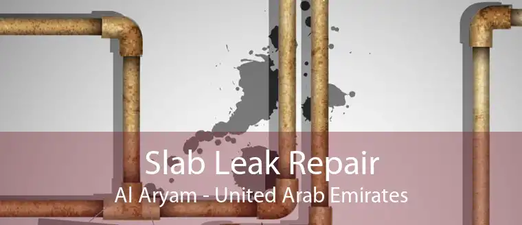 Slab Leak Repair Al Aryam - United Arab Emirates
