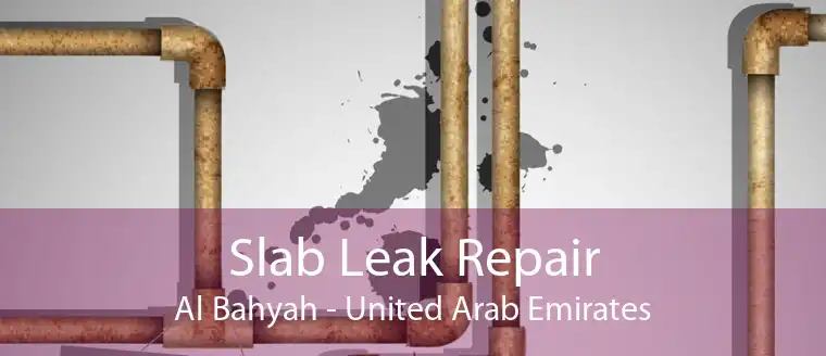 Slab Leak Repair Al Bahyah - United Arab Emirates