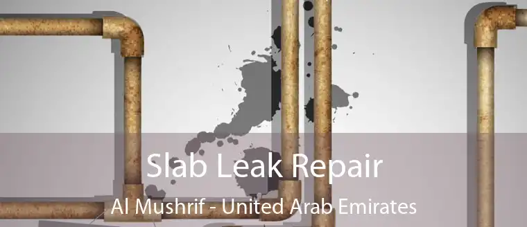 Slab Leak Repair Al Mushrif - United Arab Emirates