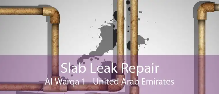 Slab Leak Repair Al Warqa 1 - United Arab Emirates