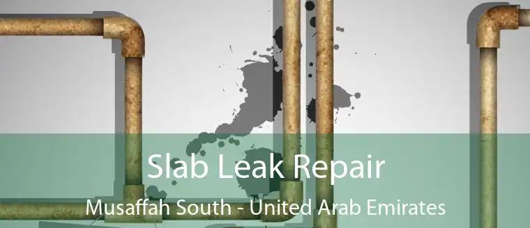 Slab Leak Repair Musaffah South - United Arab Emirates