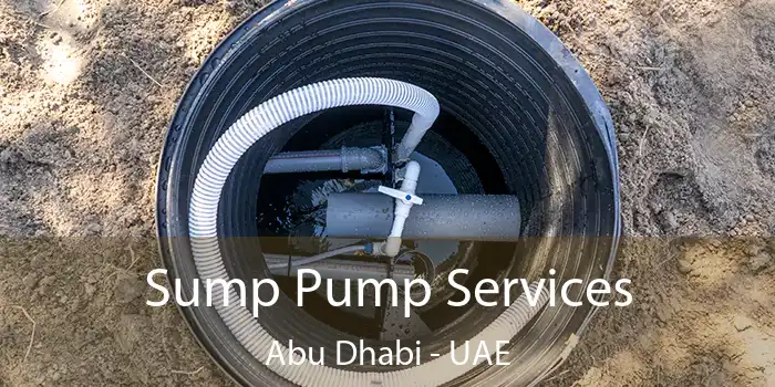  Sump Pump Services Abu Dhabi - UAE