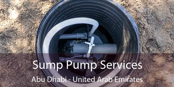 Sump Pump Services Abu Dhabi - United Arab Emirates