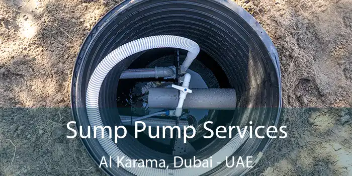 Sump Pump Services Al Karama, Dubai - UAE
