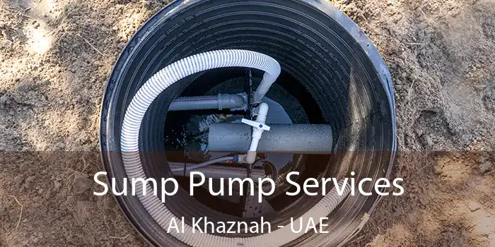  Sump Pump Services Al Khaznah - UAE