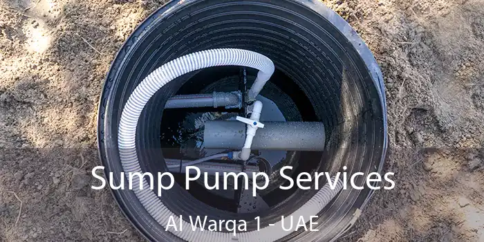 Sump Pump Services Al Warqa 1 - UAE