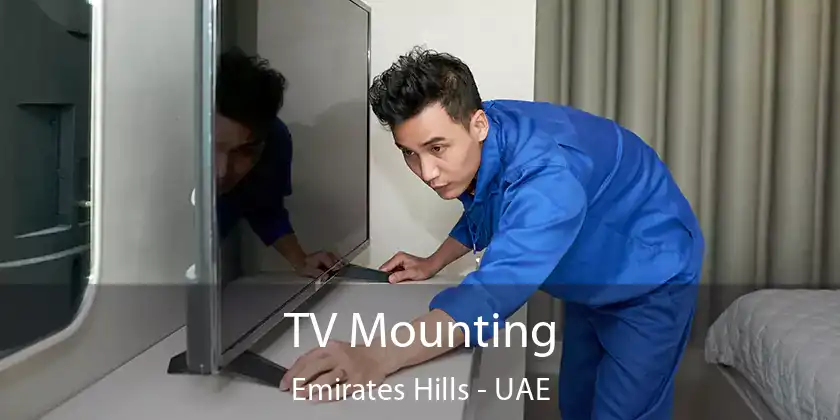  TV Mounting Emirates Hills - UAE