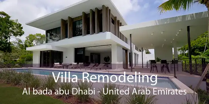 Villa Remodeling Al bada abu Dhabi - United Arab Emirates