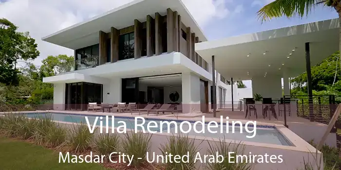 Villa Remodeling Masdar City - United Arab Emirates