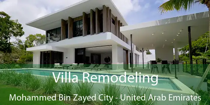 Villa Remodeling Mohammed Bin Zayed City - United Arab Emirates