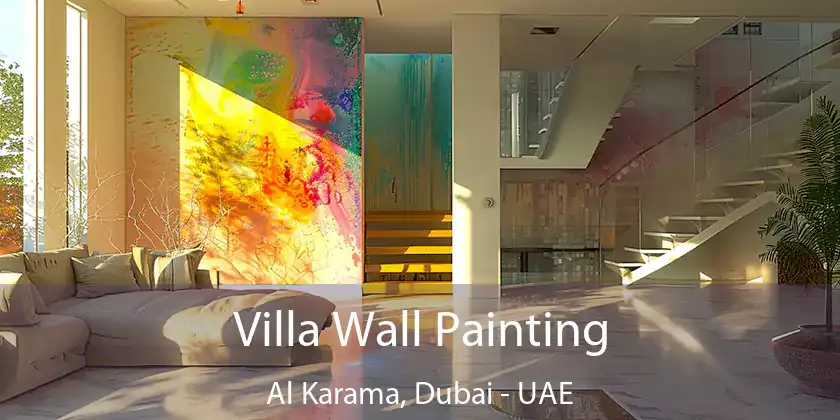  Villa Wall Painting Al Karama, Dubai - UAE