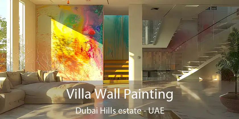  Villa Wall Painting Dubai Hills estate - UAE