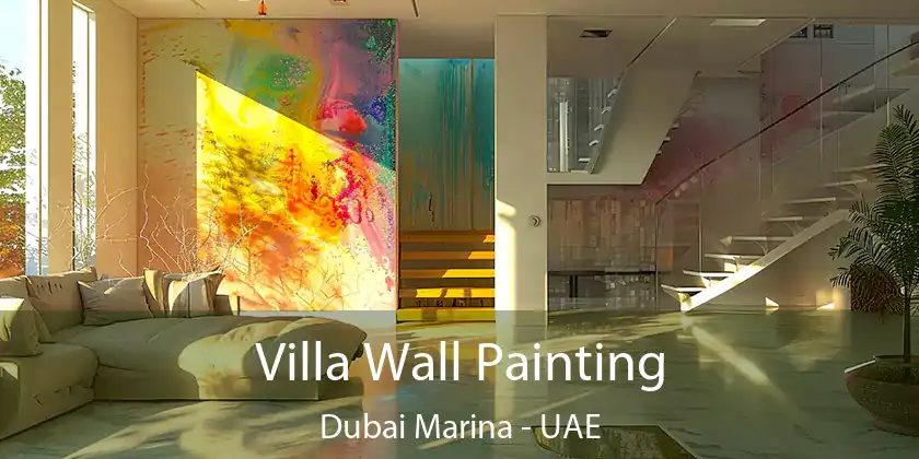  Villa Wall Painting Dubai Marina - UAE