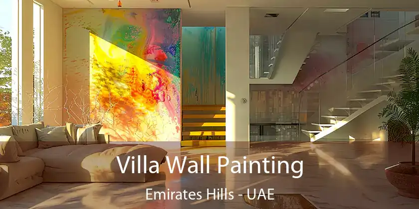  Villa Wall Painting Emirates Hills - UAE
